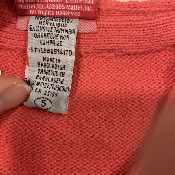 2/$20 BARBIE | Sweater - Kids - Picture 3 of 6